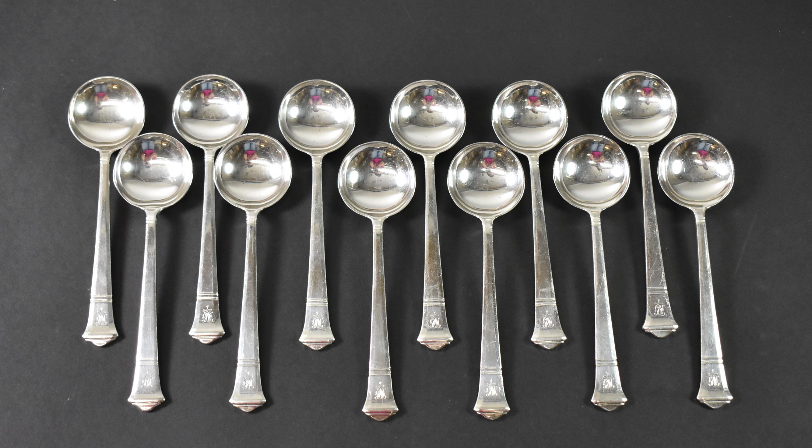 Tiffany & Co Hampton Sterling Silver, 130 pieces For Sale 8