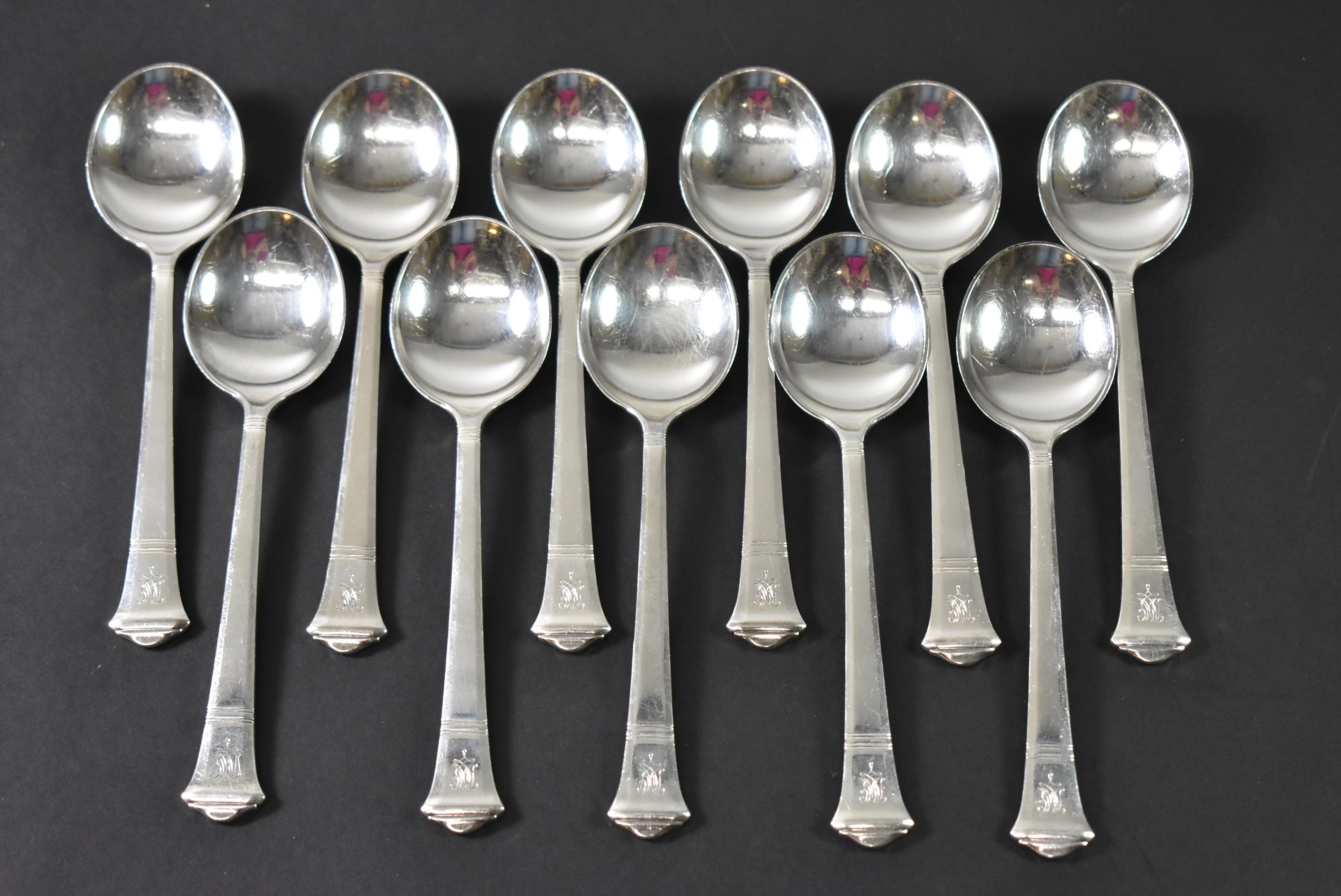 Tiffany & Co Hampton Sterling Silver, 130 pieces For Sale 5