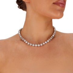 Tiffany & Co. Hardware 925 Sterling Silver Ball Necklace