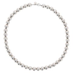 Tiffany & Co. Hardware 925 Sterling Silver Ball Necklace