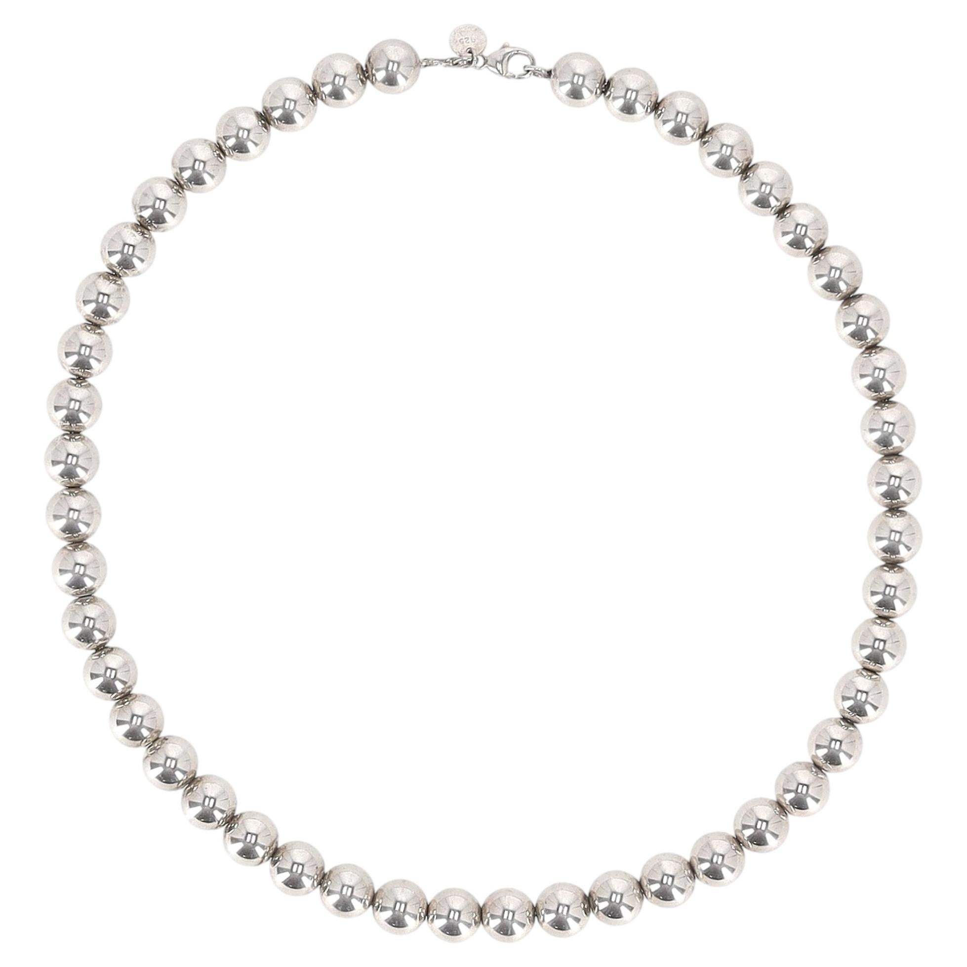 Tiffany & Co. Hardware 925 Collana Ball in argento sterling
