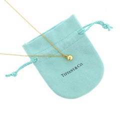Tiffany & Co Hardware Ball Gold Necklace