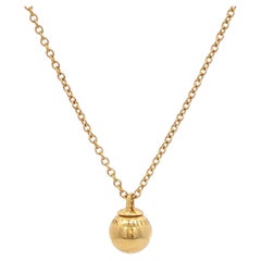 Tiffany & Co Hardware Ball Gold Necklace