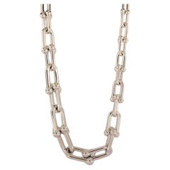 TIFFANY & Co. Hardware Graduated Link Chain in Sterling Silver 925