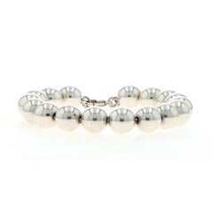 Tiffany & Co. HardWear 10mm Ball Beaded Bracelet 7 1/2" 7" Sterling Silver 925
