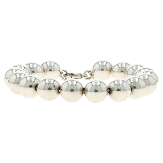 Tiffany & Co. HardWear Pulsera de bolas de 10 mm 7 1/2" 7" Plata de ley 925