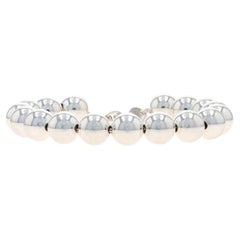 Tiffany & Co. HardWear 10mm Ball Beaded Bracelet 7 1/2" - Sterling Silver 925
