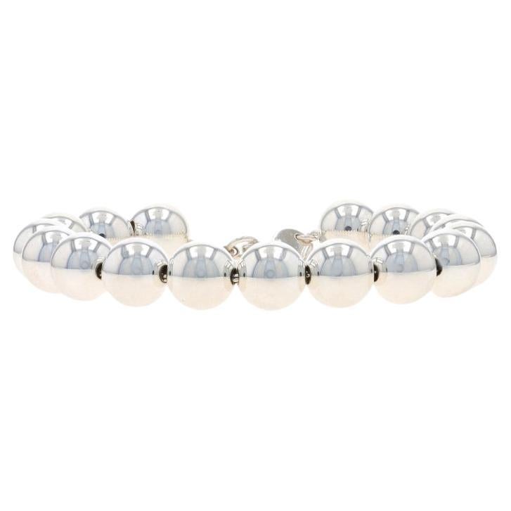 Tiffany & Co. HardWear 10mm Ball Beaded Bracelet 7 1/4" - Sterling Silver 925