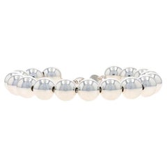 Tiffany & Co. HardWear 10mm Ball Beaded Bracelet 7 1/4" - Sterling Silver 925