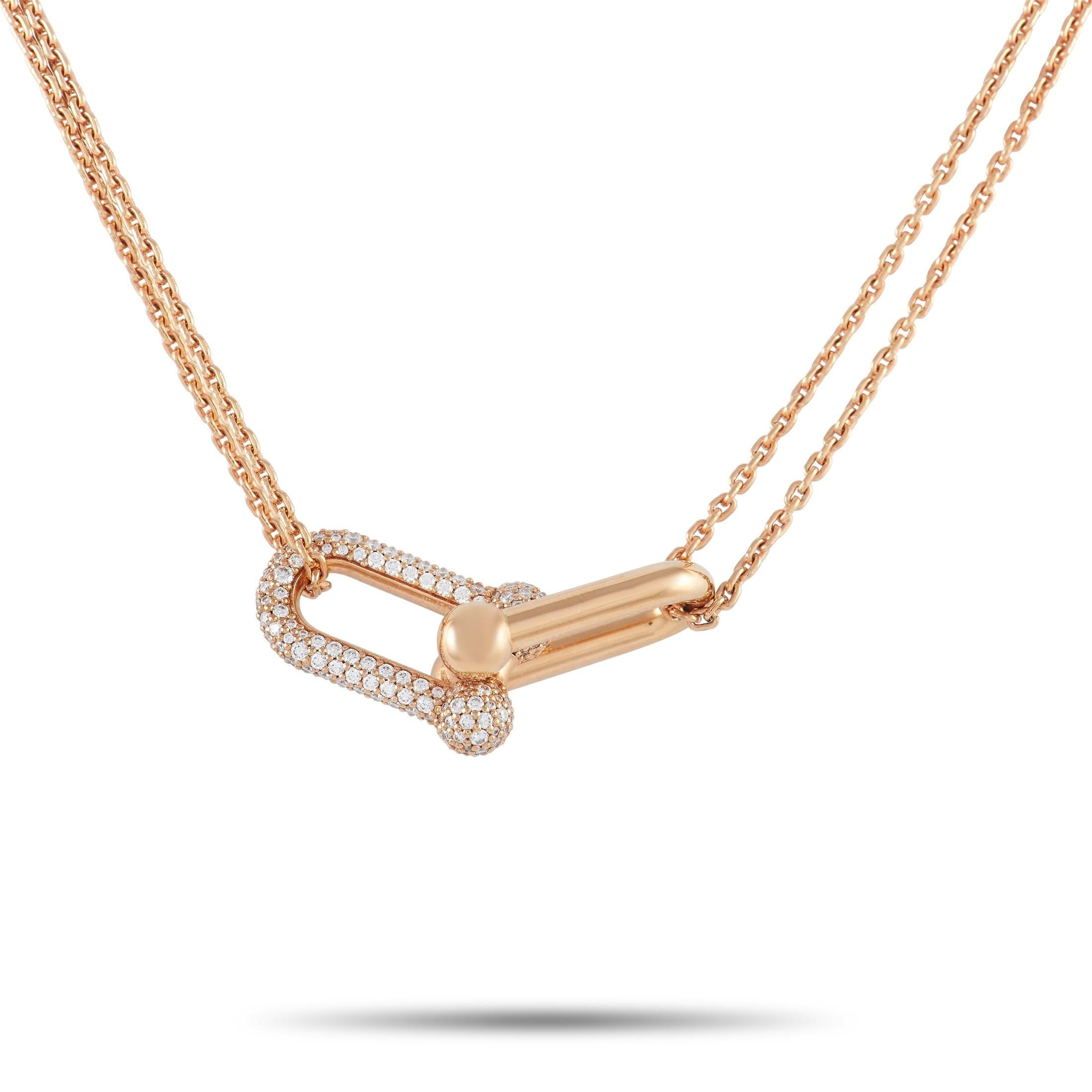 tiffany hardwear double link necklace