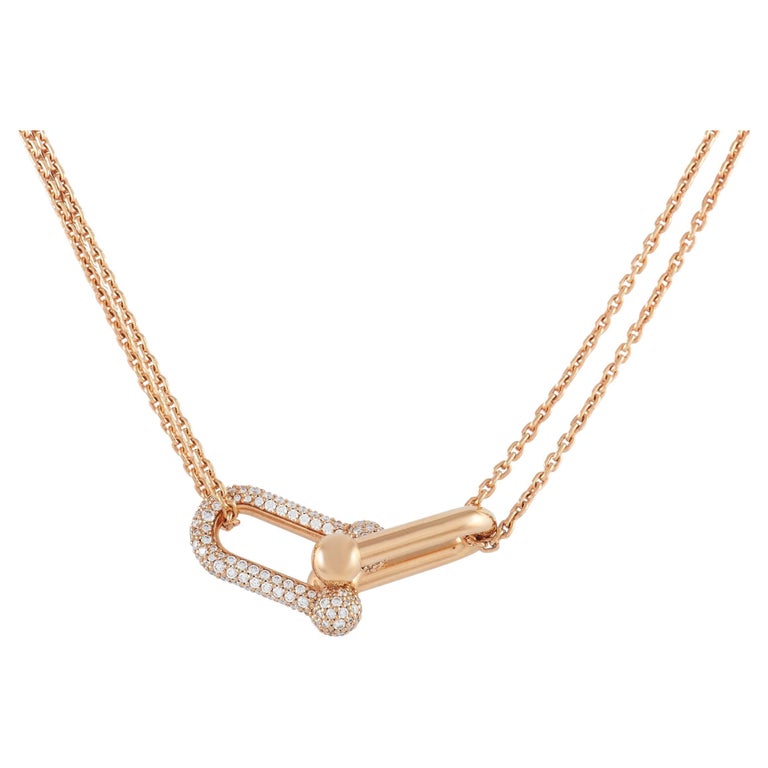 Tiffany Hardwear Necklace - 5 For Sale on 1stDibs | tiffany hardwear  necklace gold, tiffany hardwear necklace dupe, tiffany hardwear link  necklace