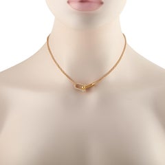Tiffany & Co. HardWear 18K Yellow Gold 0.74ct Diamond Large Link Necklace
