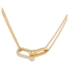 Tiffany & Co. HardWear 18K Yellow Gold 0.74ct Diamond Large Link Necklace