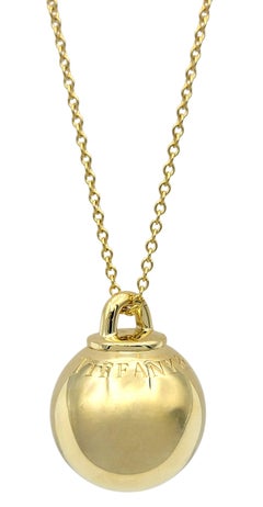 Tiffany & Co. HardWear 32" Long Ball Pendant Necklace in 18 Karat Yellow Gold