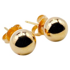 Tiffany & Co HardWear Ball 18 Carat Gold Stud Earrings