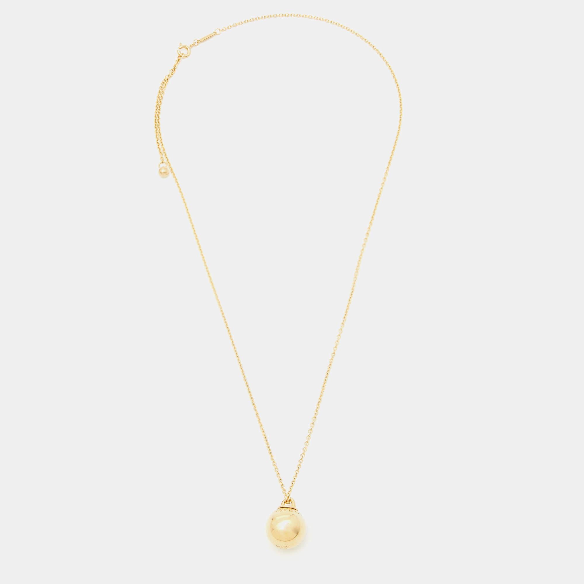 Contemporary Tiffany & Co. HardWear Ball 18k Yellow Gold Necklace
