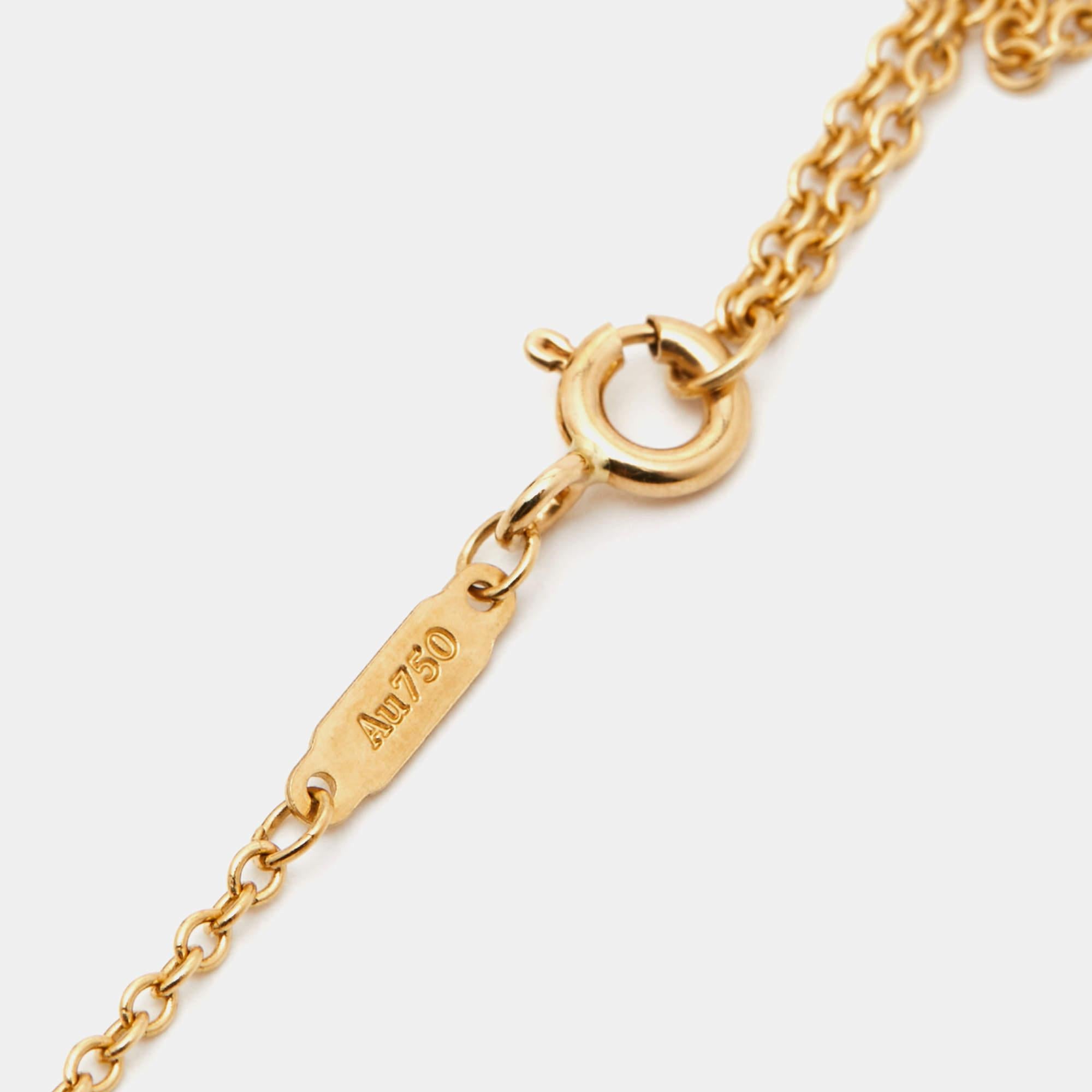 Tiffany & Co. HardWear Ball 18k Yellow Gold Necklace In Excellent Condition In Dubai, Al Qouz 2
