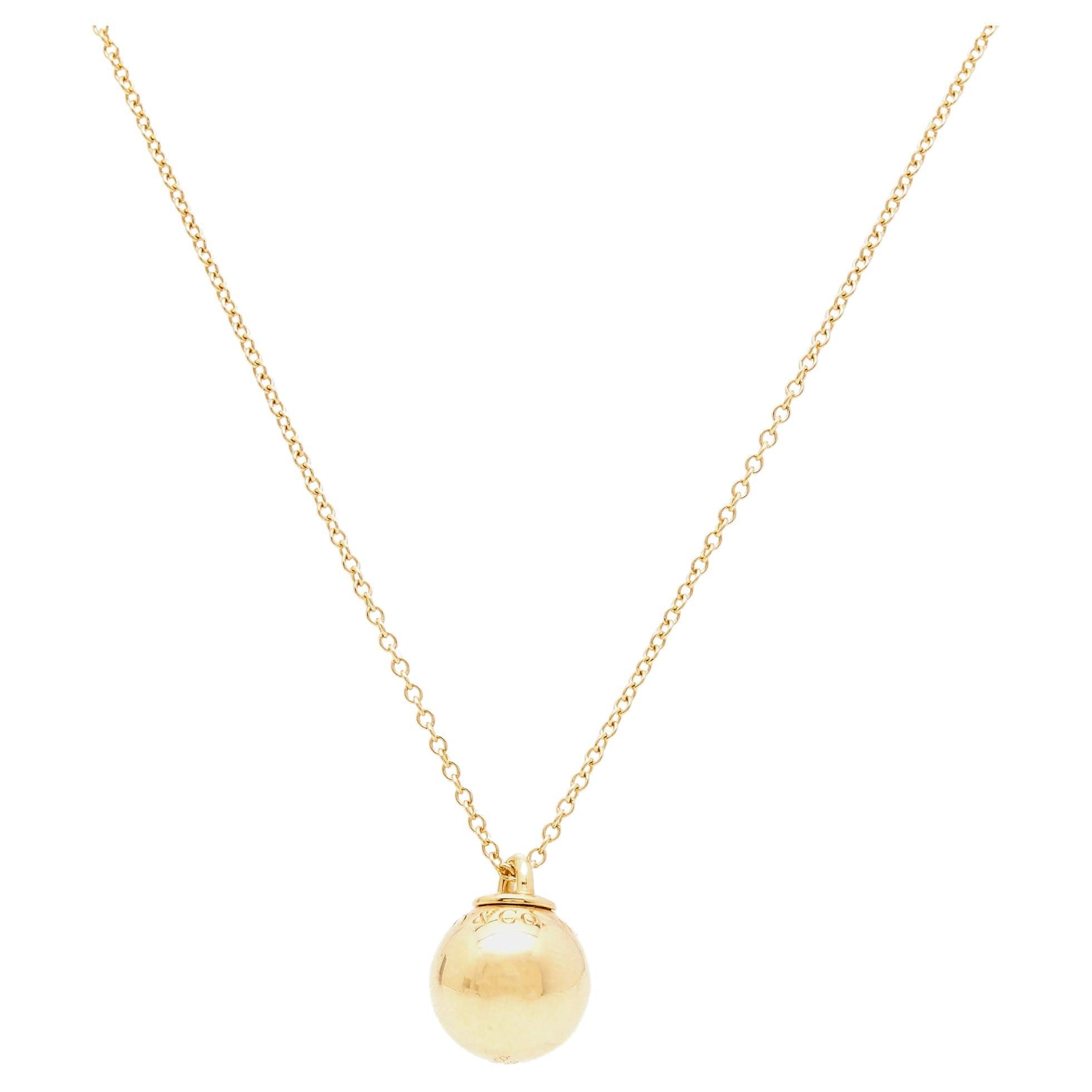 Tiffany & Co. HardWear Ball 18k Yellow Gold Necklace