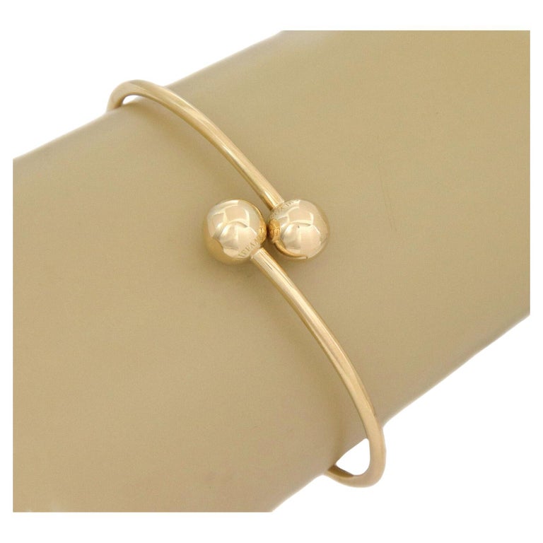 Tiffany and Co. Bracelet boule de dérivation en or jaune 18 carats En vente  sur 1stDibs