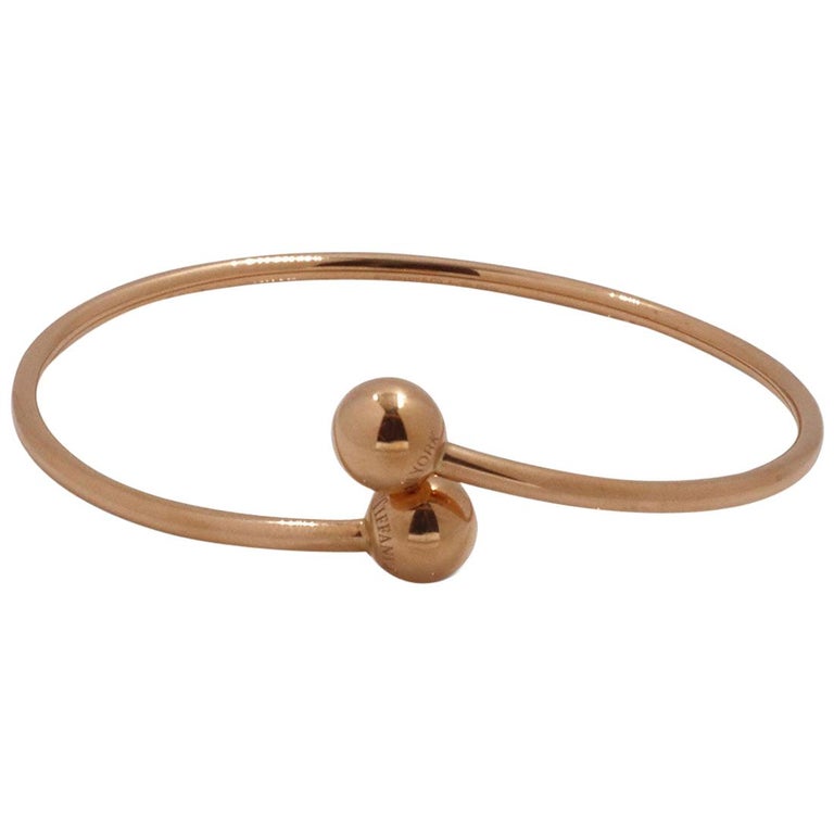 Tiffany HardWear Ball Bypass Rose Gold Bracelet
