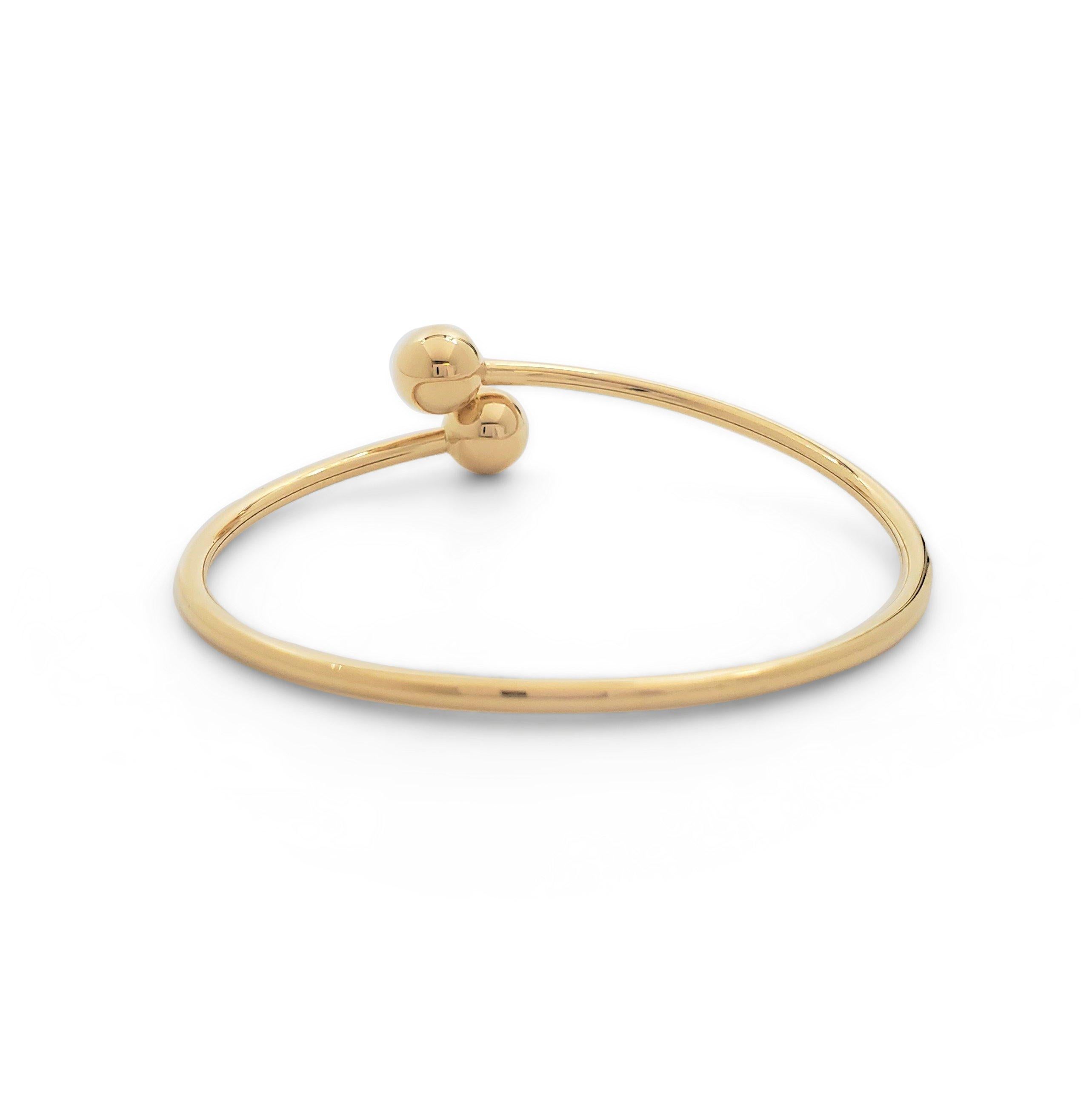 tiffany ball bypass bracelet