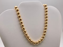Tiffany & Co. HardWear Ball Necklace 14K Yellow Gold