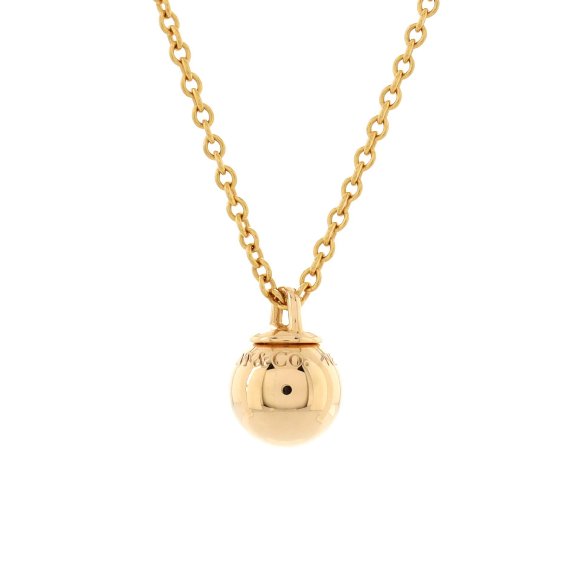 Tiffany Hardwear Small Link Necklace in Rose Gold, Size: 18 in.