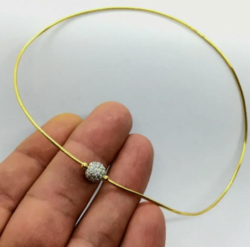 Tiffany & Co Hardwear Ball Pendant Necklace Bracelet 18K Platinum Diamond 1 TCW In Good Condition For Sale In Los Angeles, CA
