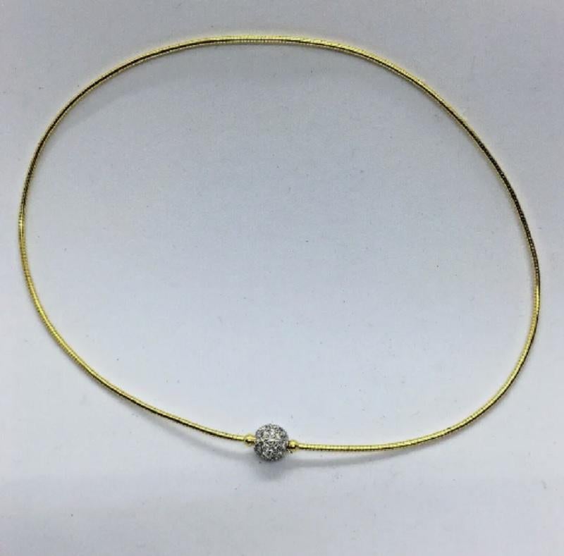 Women's Tiffany & Co Hardwear Ball Pendant Necklace Bracelet 18K Platinum Diamond 1 TCW For Sale