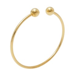 Tiffany & Co. HardWear Ball Wire 18K Yellow Gold Open Cuff Bracelet