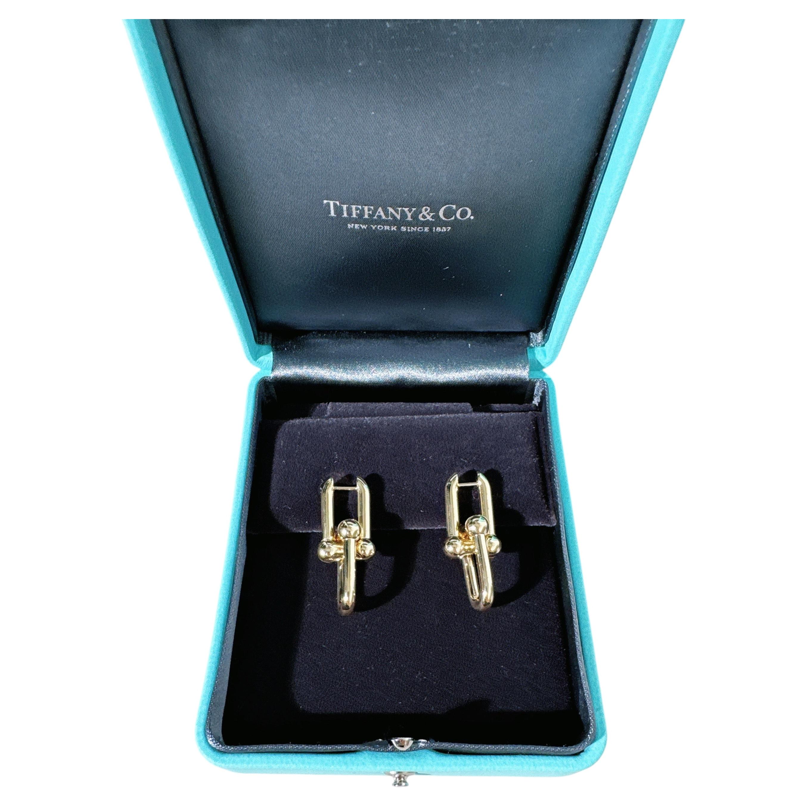 Tiffany & Co. Collezione HardWear: orecchini a maglie in oro 18 carati