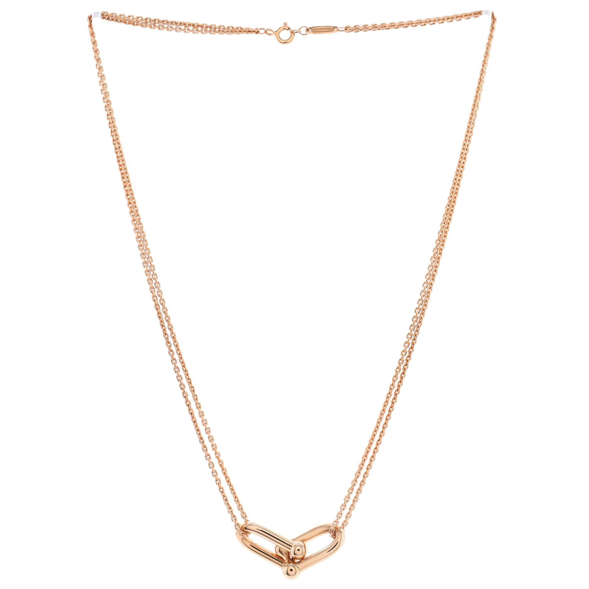 tiffany double link necklace