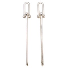 Tiffany & Co. Hardwear Double Long Link Dangle Earrings in Sterling Silver