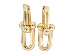 Tiffany & Co. HardWear Earings Medium Link 18K Yellow Gold