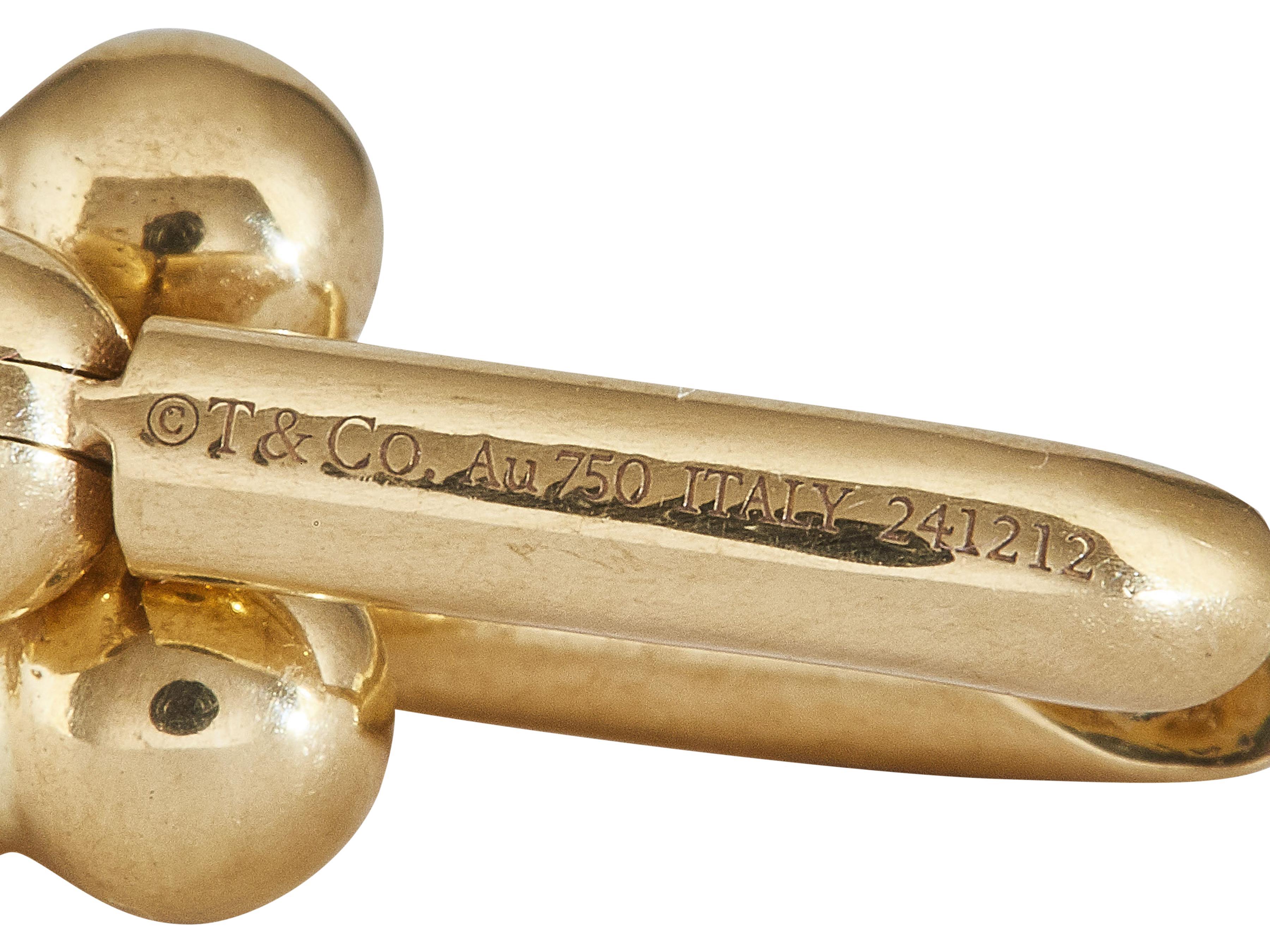 da uomo o donna Tiffany & Co. Orecchini HardWear A Link Medio in oro giallo 18 carati in vendita