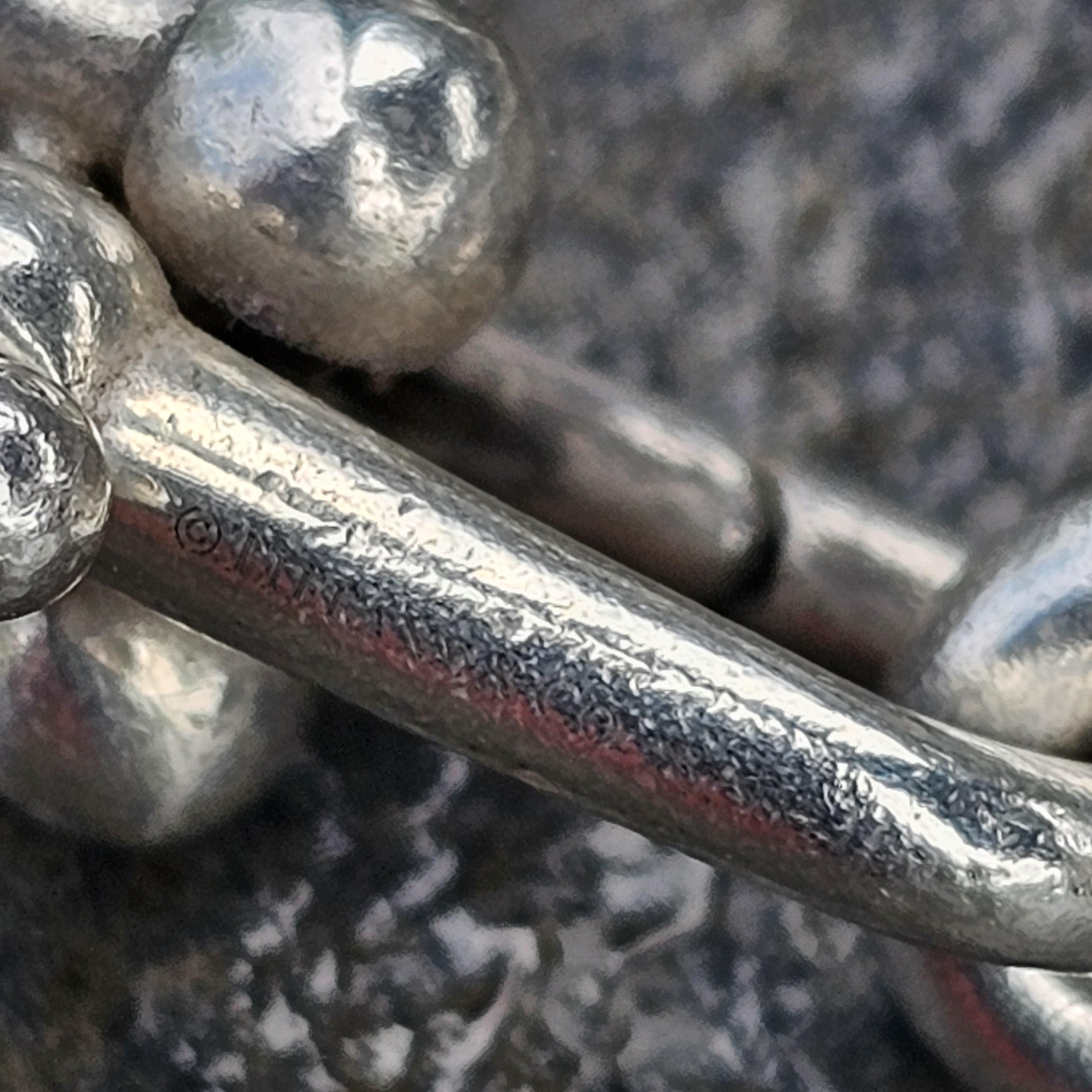 Tiffany & Co. Bracelet à maillons allongés en argent sterling Hardwear 7,75