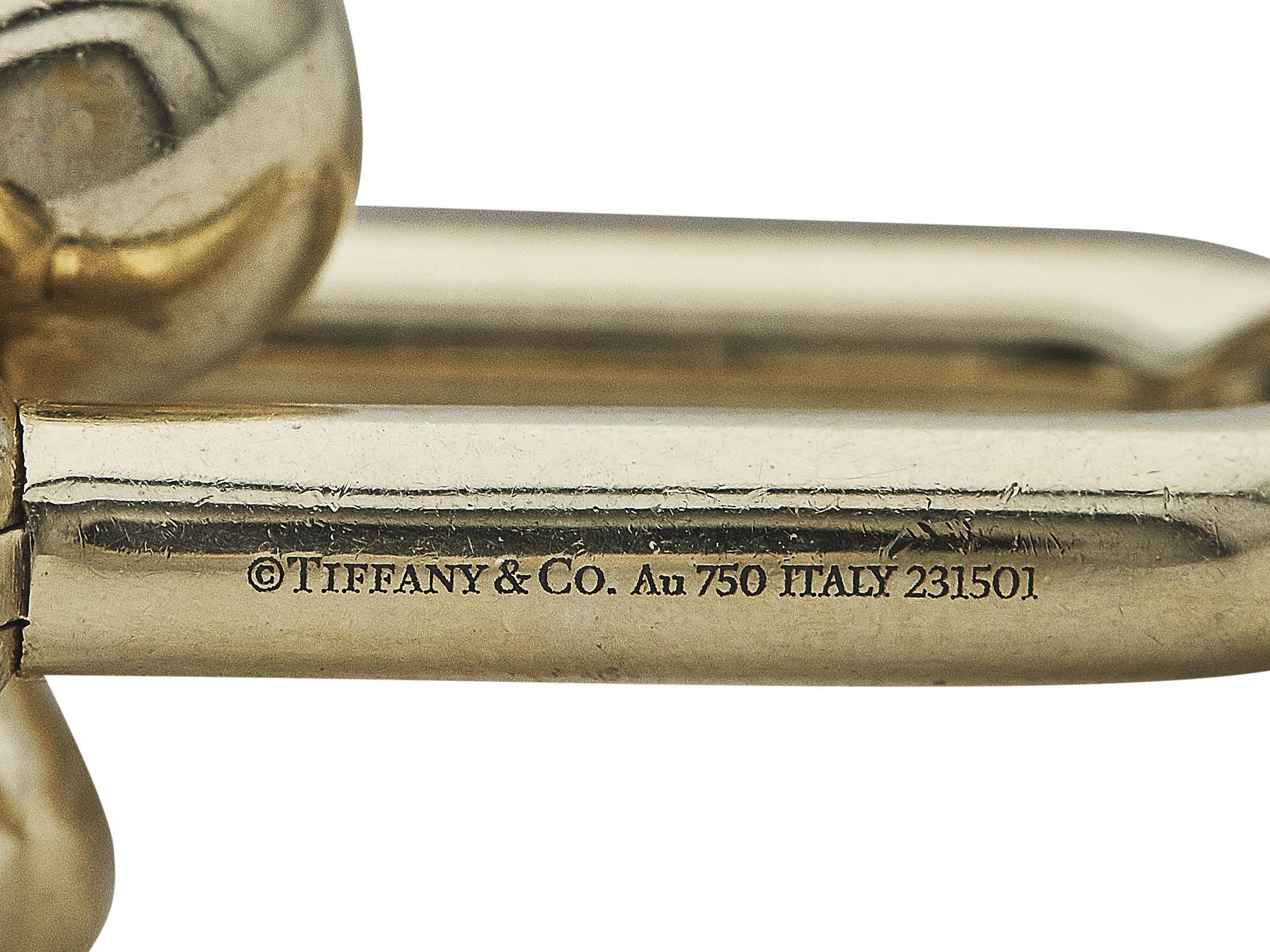 Tiffany & Co. Hardwear - Boucles d'oreilles extra-larges à maillons en or jaune 18 carats Unisexe en vente