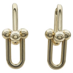 Tiffany & Co. Hardwear Extra Large Link Earrings Eighteen Karat Yellow Gold