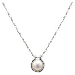Collier à pendentif en argent sterling avec perles d'eau douce Tiffany & Co