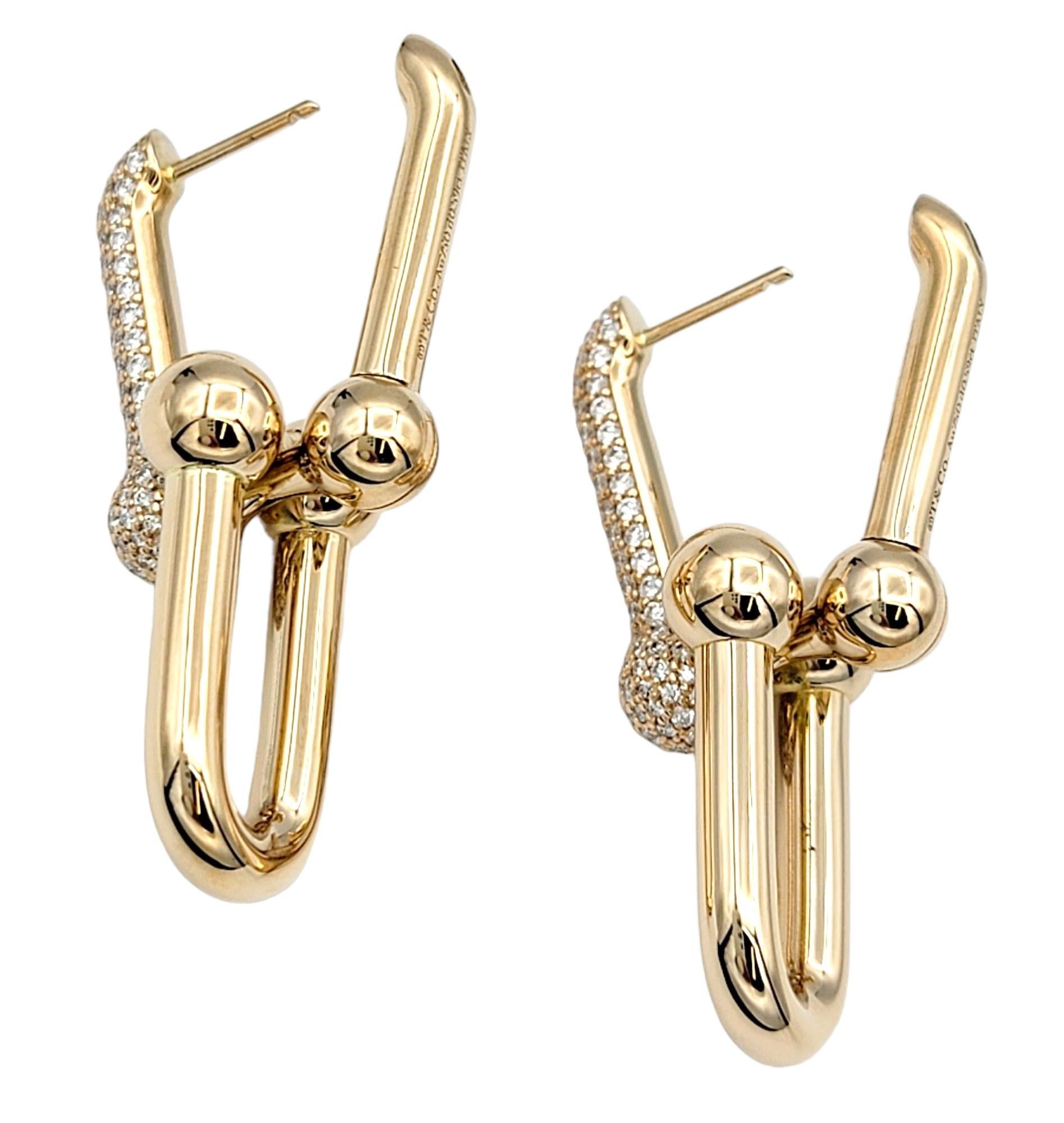 tiffany hardwear link earrings