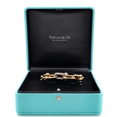 Tiffany & Co. Hardwear Link Bracelet 18k Yellow Gold with Diamonds Large