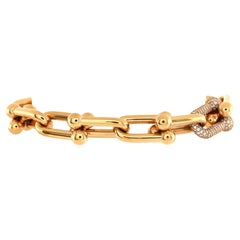 Tiffany & Co. Hardwear Link Bracelet 18k Yellow Gold with Diamonds Large