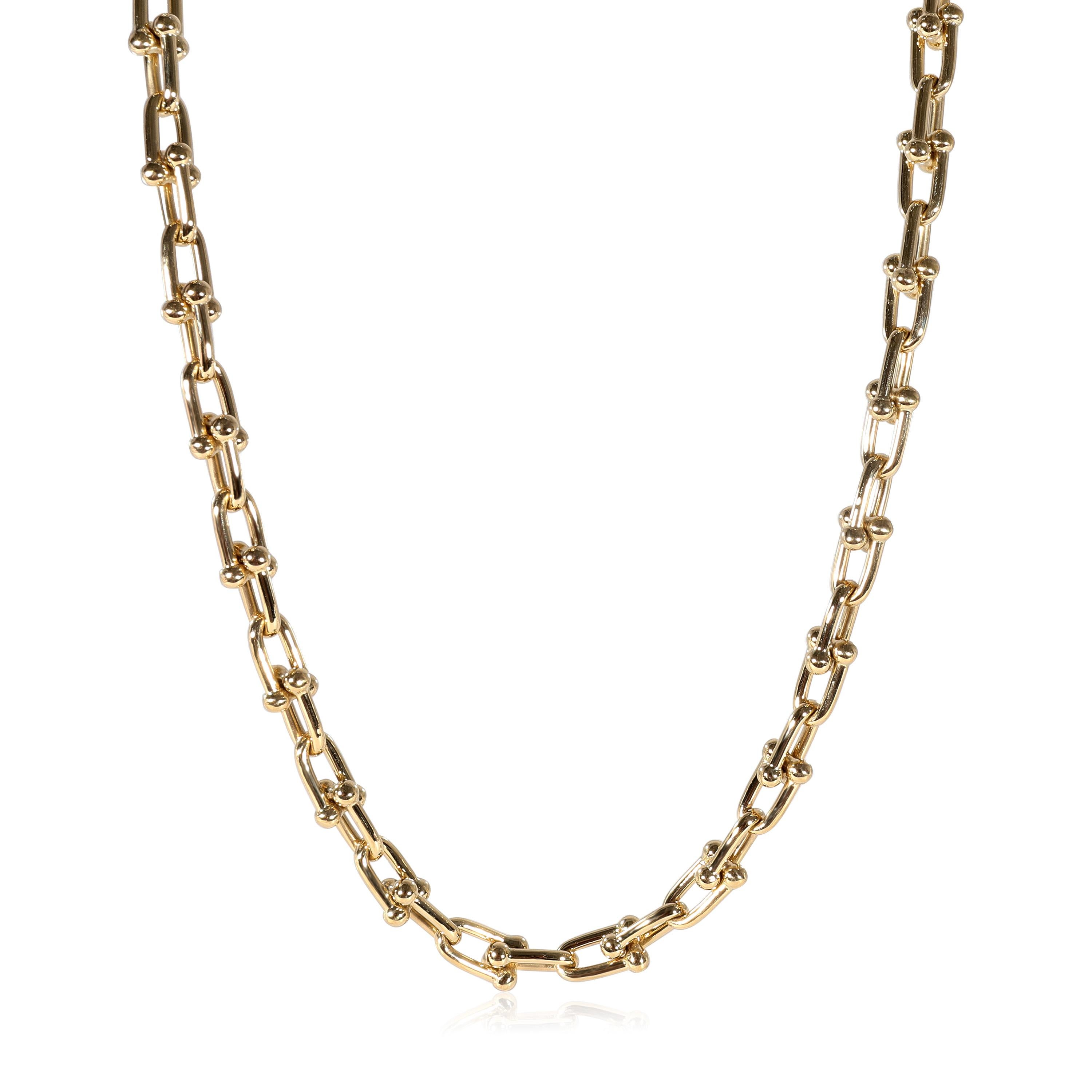 tiffany hardwear link necklace gold
