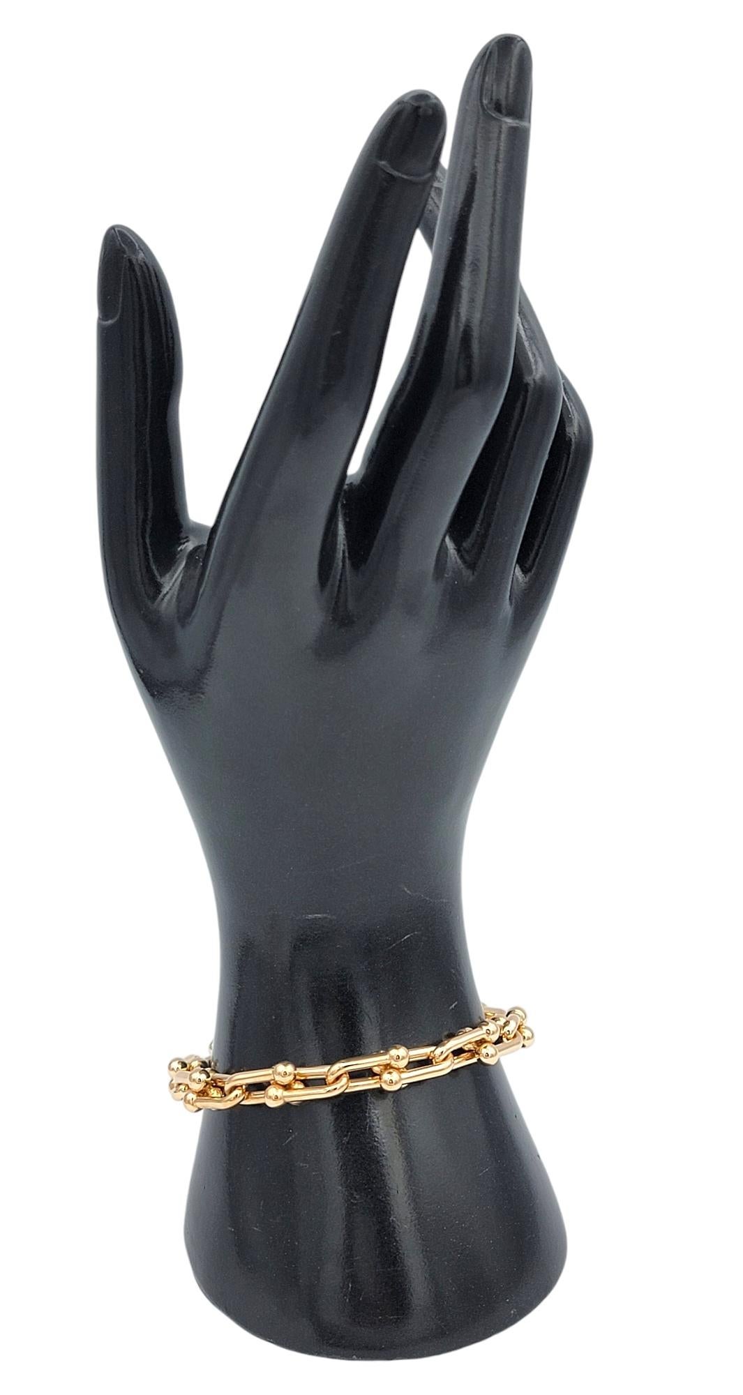 Tiffany & Co. HardWear Medium Link Bracelet in Polished 18 Karat Rose Gold 5