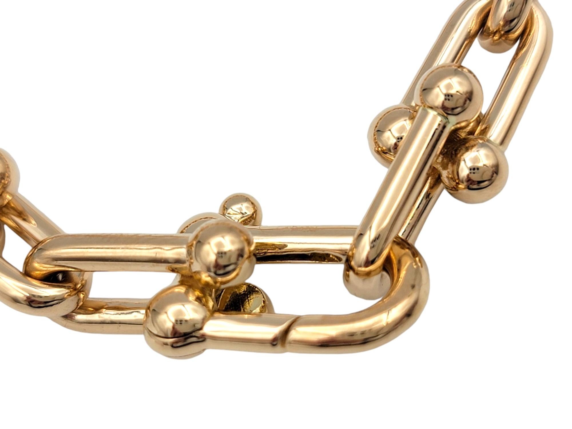 Tiffany & Co. HardWear Medium Link Bracelet in Polished 18 Karat Rose Gold 1