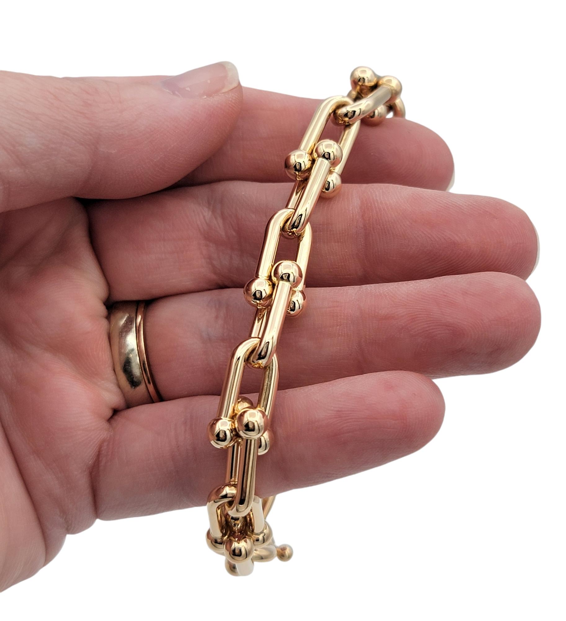 Tiffany & Co. HardWear Medium Link Bracelet in Polished 18 Karat Rose Gold 2