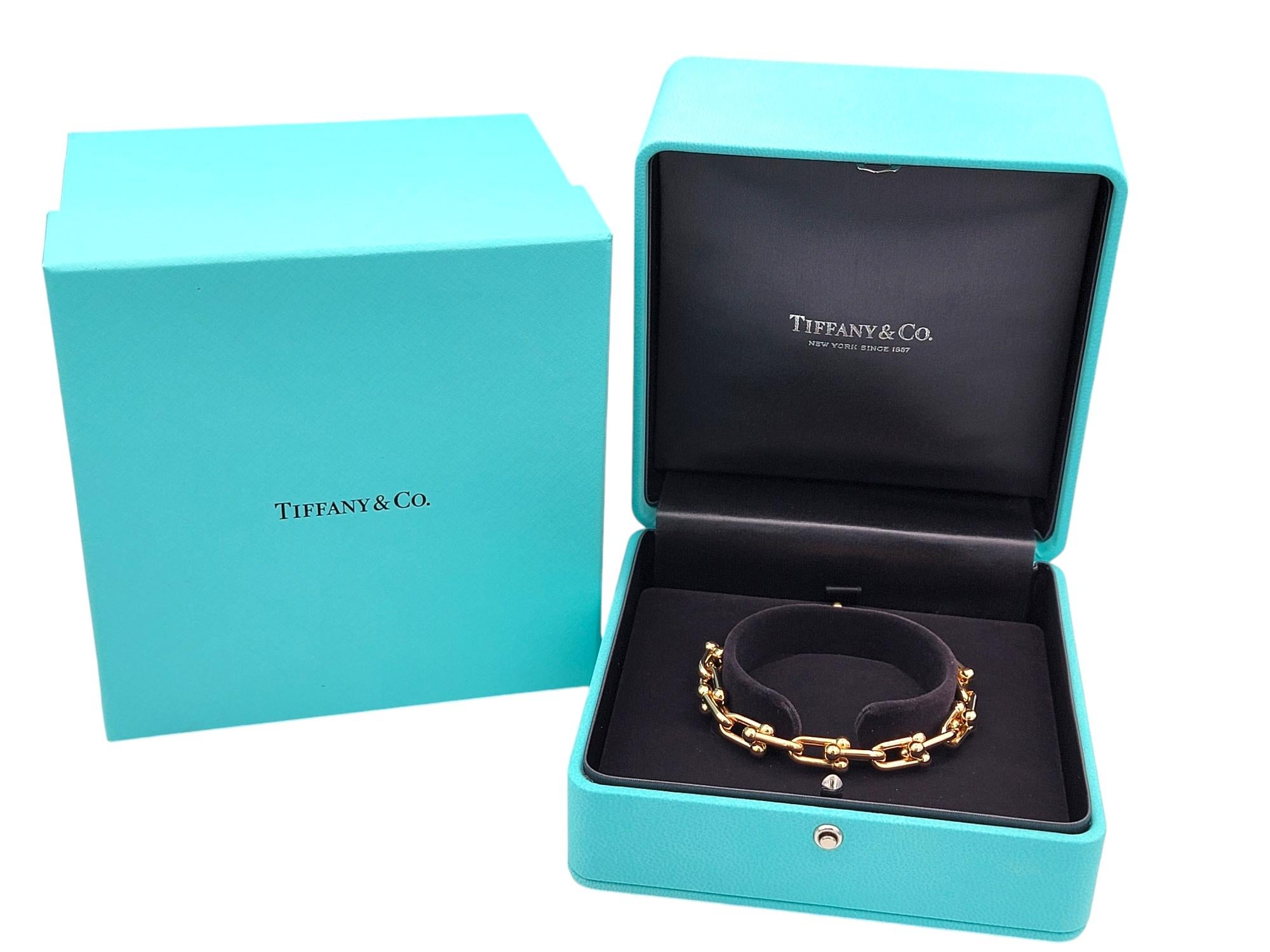 Tiffany & Co. HardWear Medium Link Bracelet in Polished 18 Karat Rose Gold 4