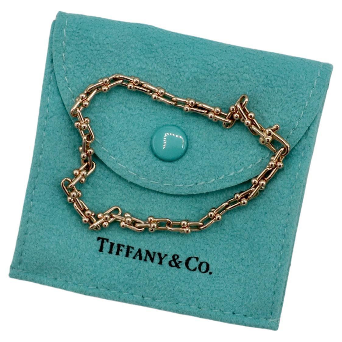 Tiffany & Co. HardWear Micro Link 18 Karat Rose Gold Chain Bracelet 
Metal: 18k rose gold
Weight: 10.23 grams
Length: 7 inches
Width: 3mm
Wrist size: Large, fits up to 6.75