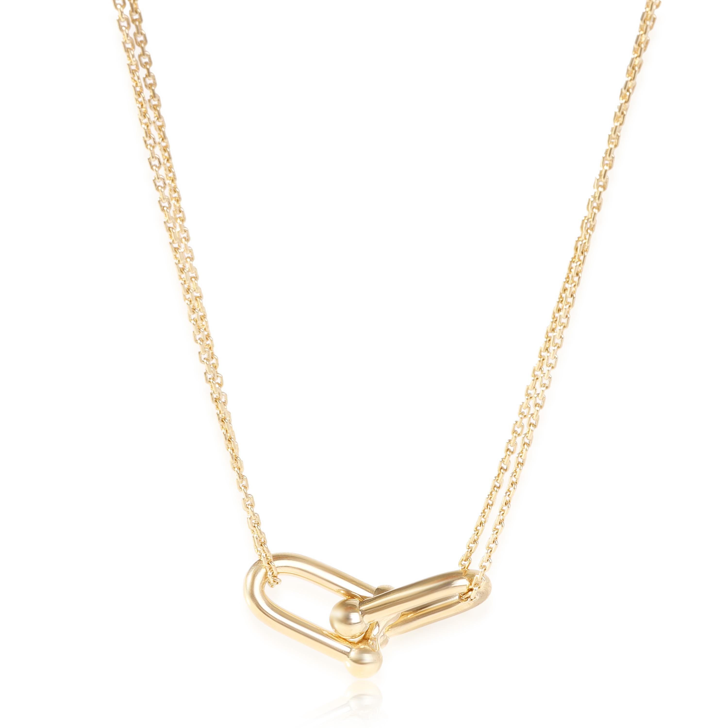 tiffany hardwear necklace gold