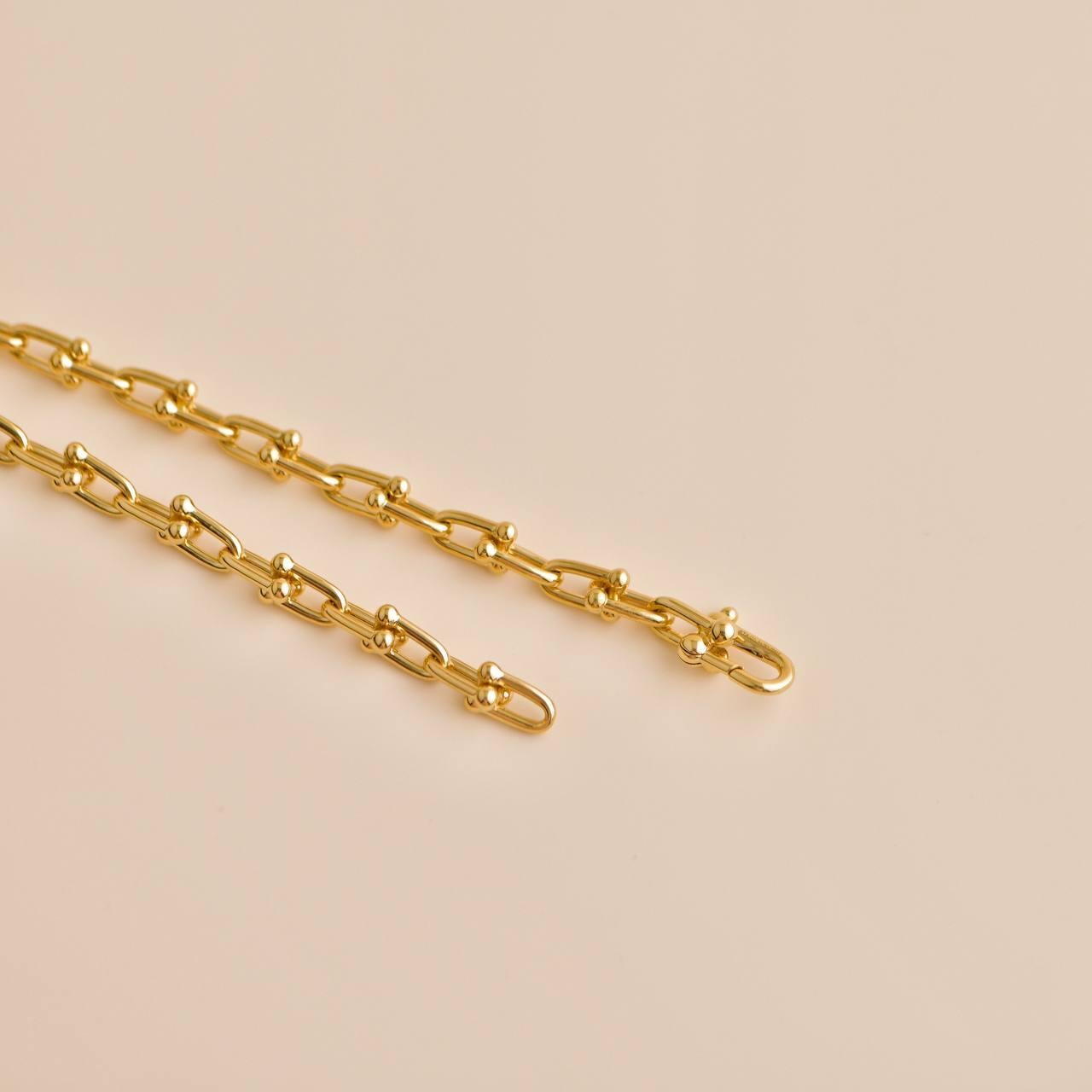 Tiffany & Co. HardWear Small Link 18k Yellow Gold Necklace For Sale 3